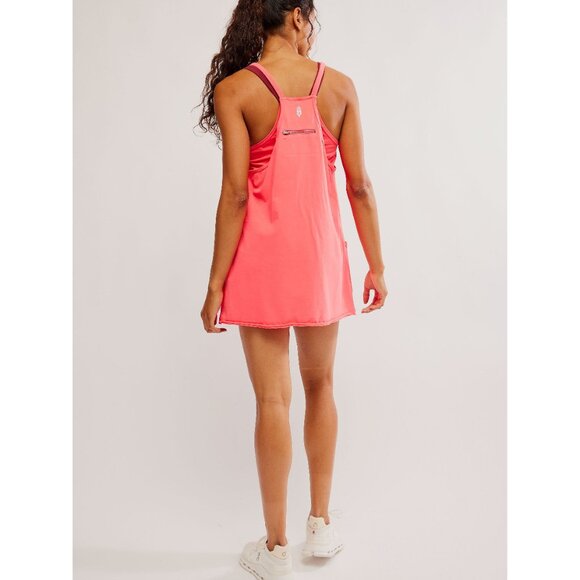 NWT FP MOVEMENT Hot Shot Mini Dress / Electric Sunset - Picture 4 of 7